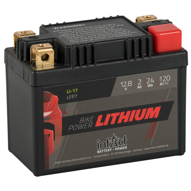 Landport (LP) LFP7 12 volt 24,0 Wh ﻿Lithium LiFePO4 accu