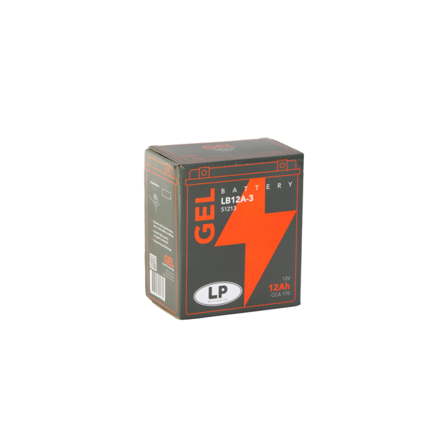 Landport (LP) LB12A-3 motor GEL accu 12 volt 12,0 ah (51213 - GB12AL-A)
