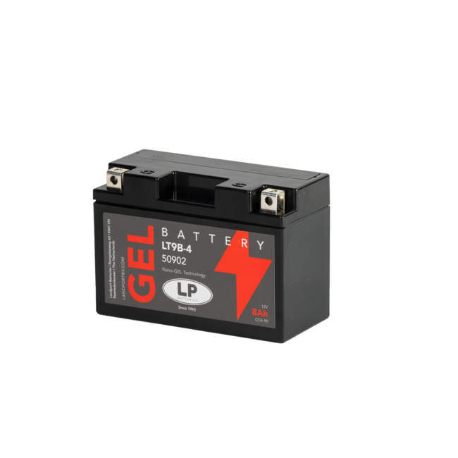 Landport (LP) LT9B-4 motor GEL accu 12 volt 8,0 ah (50902 - GT9B-4)