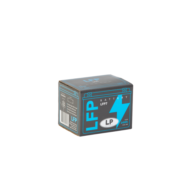 Landport (LP) LFP7 12 volt 24,0 Wh ﻿Lithium LiFePO4 accu