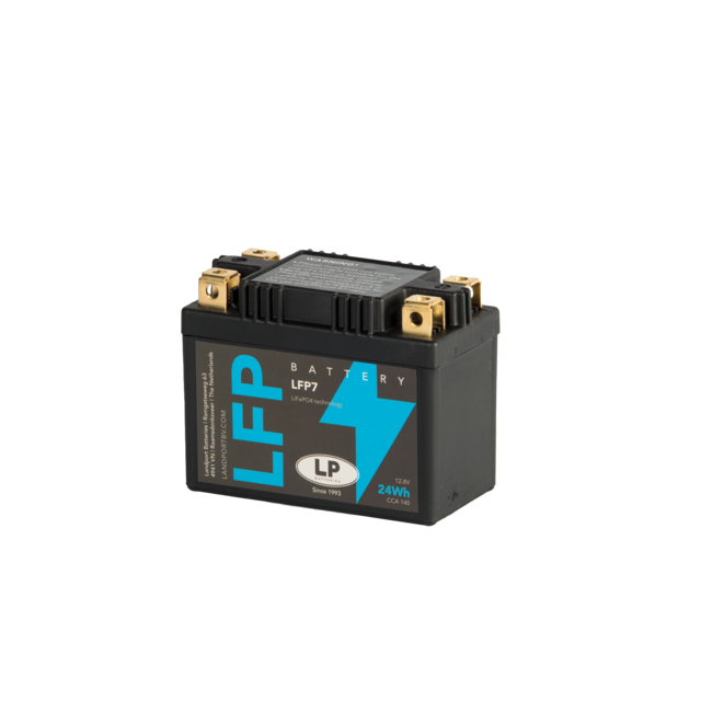 Landport (LP) LFP7 12 volt 24,0 Wh ﻿Lithium LiFePO4 accu