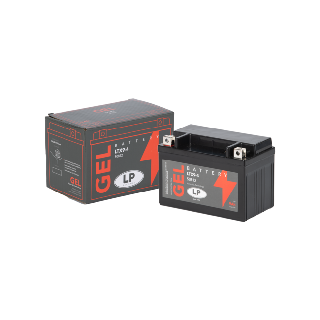 Landport (LP) LTX9-4 motor GEL accu 12 volt 9,0 ah (50812 - GTX9-4)