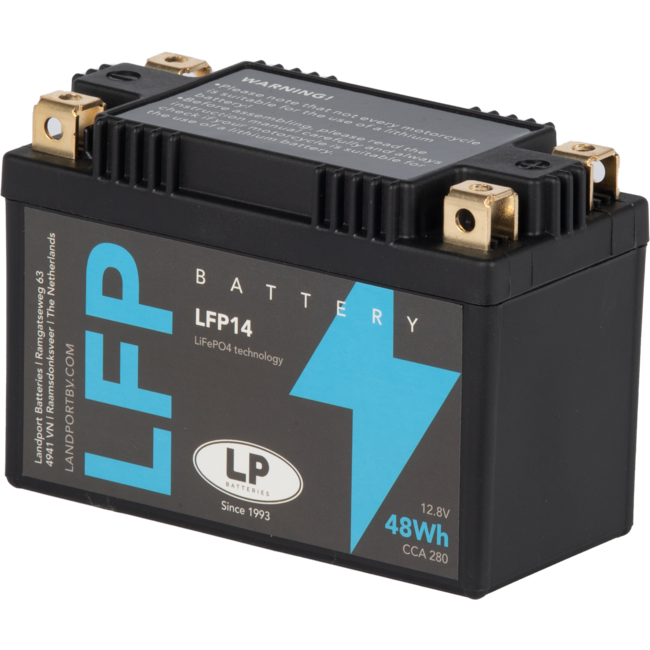 Landport (LP) LFP14 12 volt 48,0 Wh ﻿Lithium LiFePO4 accu