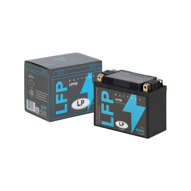Landport (LP) LFP30 12 volt 96,0 Wh ﻿Lithium LiFePO4 accu