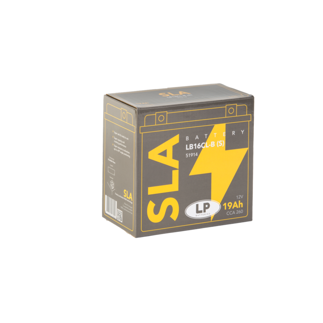 Landport (LP) SLA LB16CL-B(s) Motor accu 12 volt 19,0 ah (51914 - YB16CL-B(S))