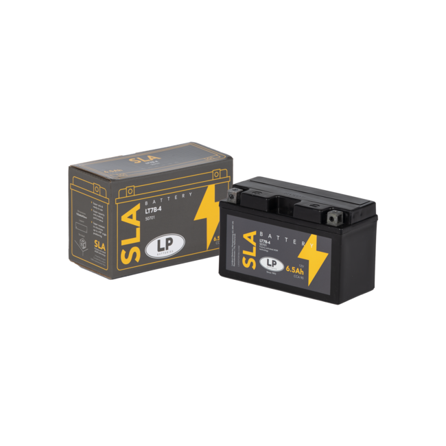 Landport (LP) SLA LT7B-4 Motor accu 12 volt 6,5 ah (50701 - YT7B-4)