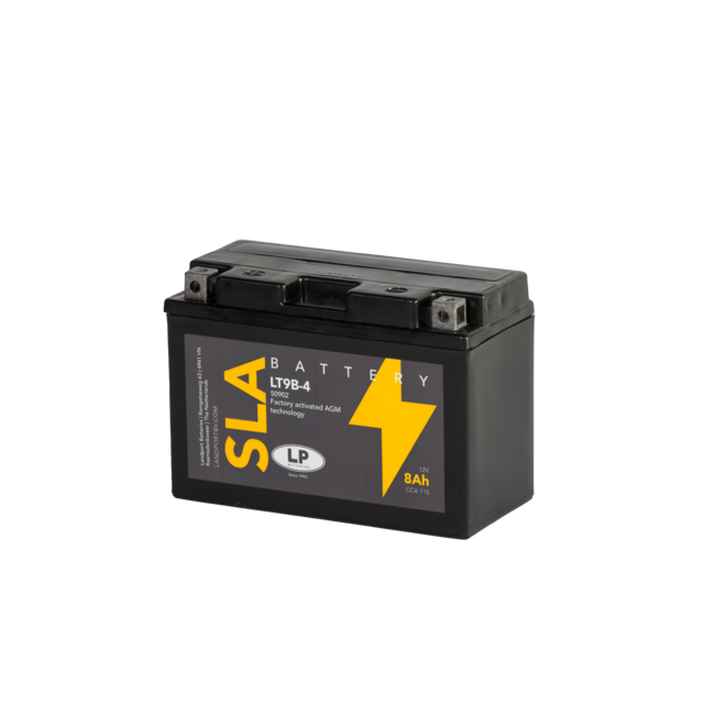 Landport (LP) SLA LT9B-4 Motor accu 12 volt 8,0 ah (50902 - YT9B-4)