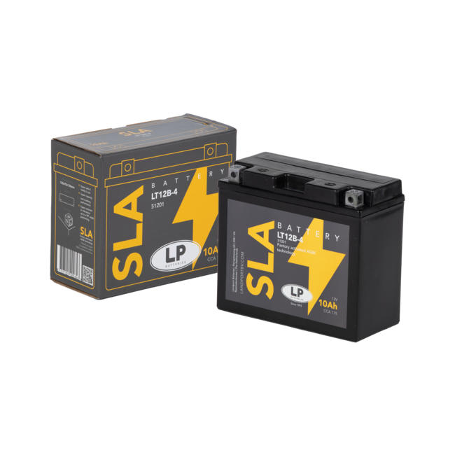 Landport (LP) SLA LT12B-4 Motor accu 12 volt 10,0 ah (51201 - YT12B-4)