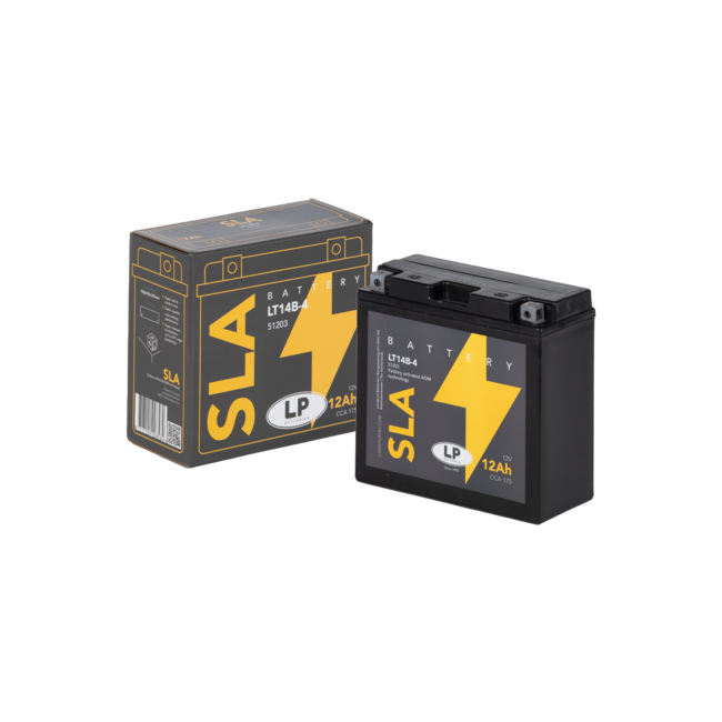 Landport (LP) SLA LT14B-4 Motor accu 12 volt 12,0 ah (51203 - YT14B-4)
