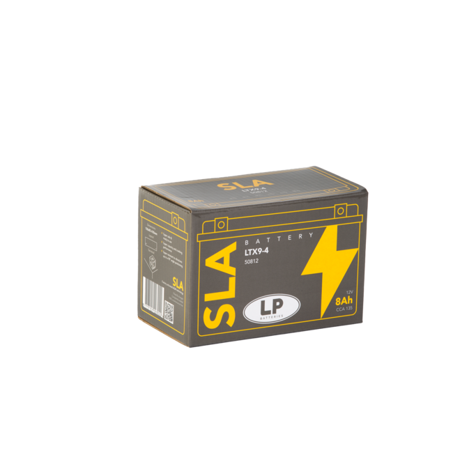 Landport (LP) LTX9-4 (SLA 12-8) Motor accu 12 volt 8,0 ah (50812 - YTX9-4)