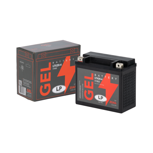 Landport (LP) LTX20-4 motor GEL accu 12 volt 20,0 ah (51802 - GTX20-4)