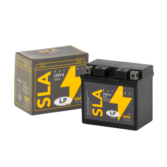 Landport (LP) SLA LTZ7-S Motor accu 12 volt 6,0 ah (50702 - YTZ7-S)