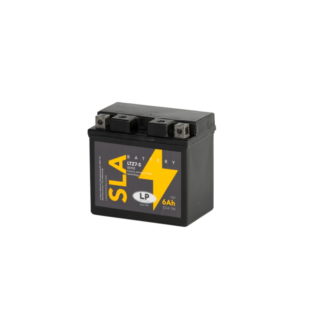 Landport (LP) SLA LTZ7-S Motor accu 12 volt 6,0 ah (50702 - YTZ7-S)