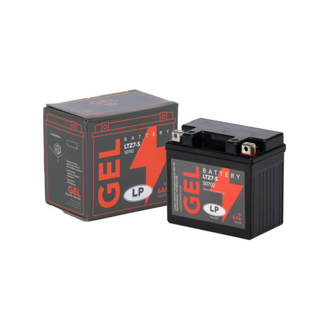 Landport (LP) LTZ7-S motor GEL accu 12 volt 6,0 ah (50702 - GTZ7-S)