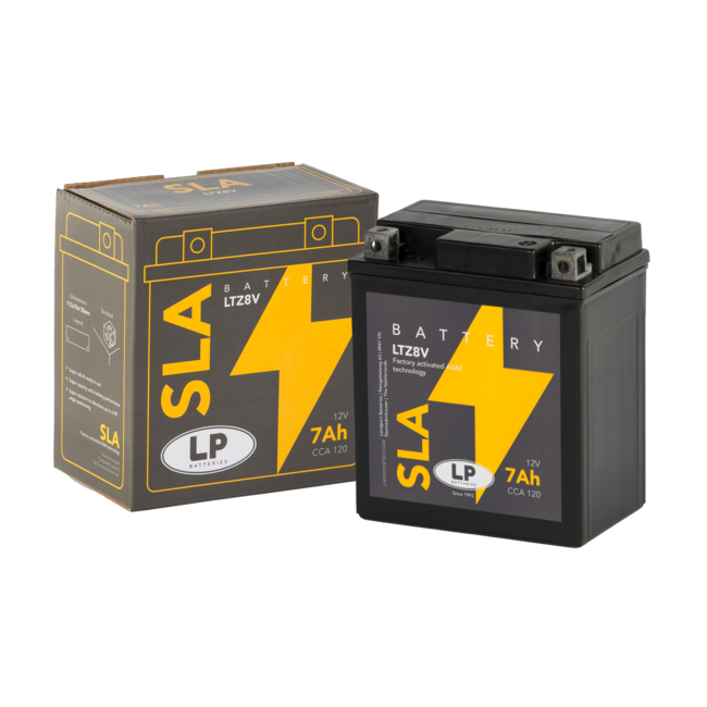 Landport (LP) SLA LTZ8V Motor accu 12 volt 7,0 ah (YTZ8V)
