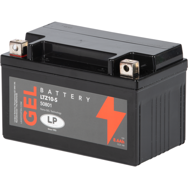 Landport (LP) LTZ10-S motor GEL accu 12 volt 8,6 ah (50801 - GTZ10-S)