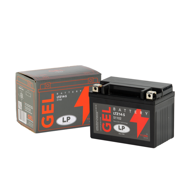 Landport (LP) LTZ14-S motor GEL accu 12 volt 11,2 ah (51102 - GTZ14-S)