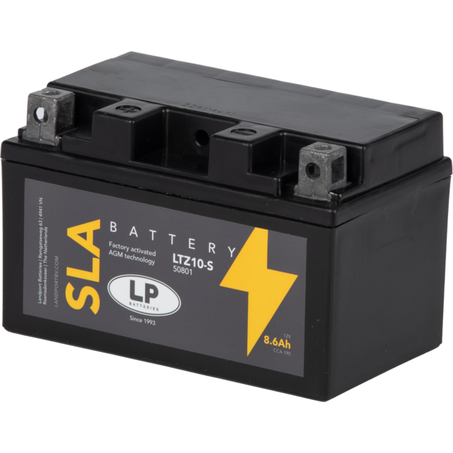 Landport (LP) SLA LTZ10-S Motor accu 12 volt 8,6 ah (50801 - YTZ10-S)