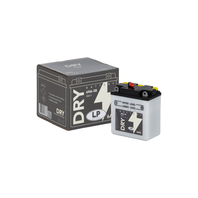 Landport (LP) 6N6-3B motor accu 6 volt 6,0 ah (00611 - MD 6N6-3B)