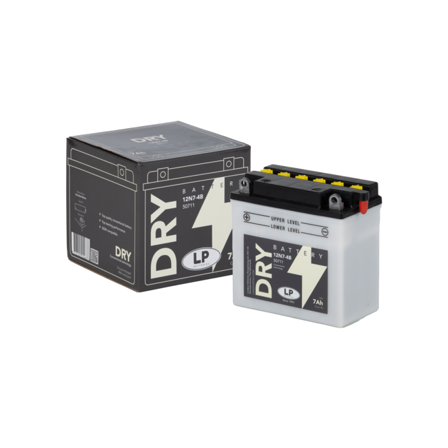 Landport (LP) 12N7-4B motor accu 12 volt 7,0 ah (50711 - MD 12N7-4B)