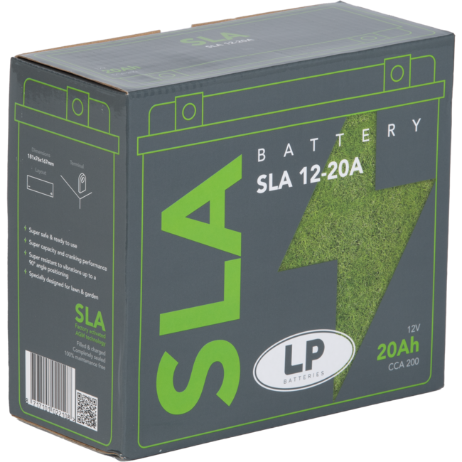 Landport (LP) SLA 12-20A grasmaaier / motor accu 12 volt 20 ah (LS SLA 12-20A)