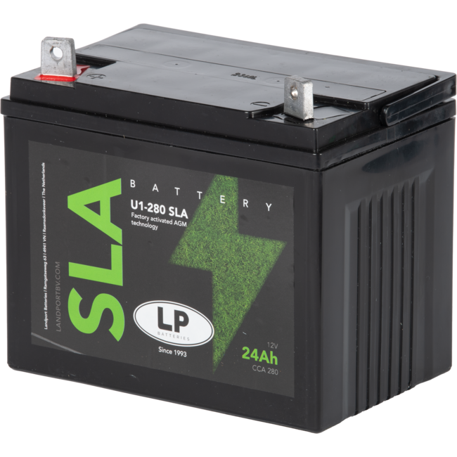 Landport (LP) SLA U1-280 grasmaaier / motor accu 12 volt 24 ah (LS U1-280 SLA)