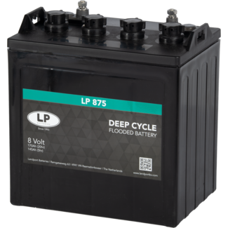 Landport (LP) 8 volt 170 ah DEEP CYCLE accu type DC LP 875