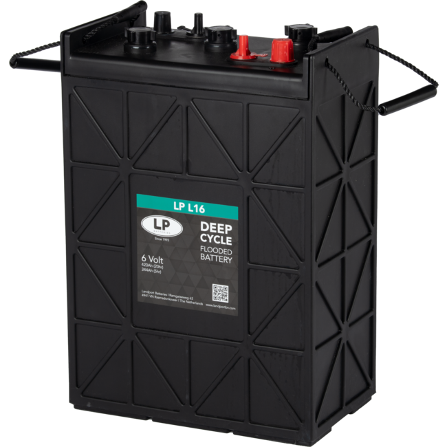 Landport (LP) Deep Cycle accu 6 volt 420 ah type DC LP L16