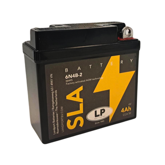 LP SLA 6N4B-2 motor accu 6 volt 4 ah (00495)