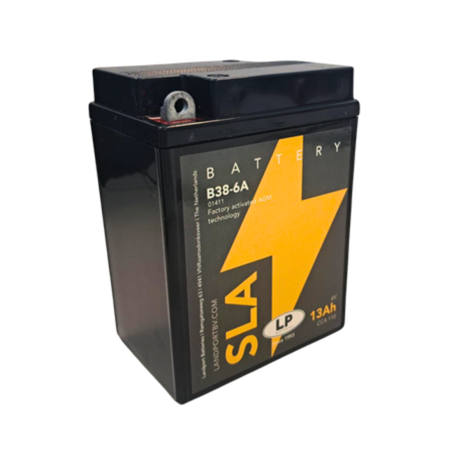 LP SLA B38-6A motor accu 6 volt 13,0 ah (01411)