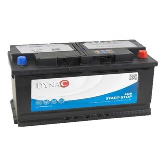 Dynac Auto accu AGM start-stop 12 volt 105 ah
