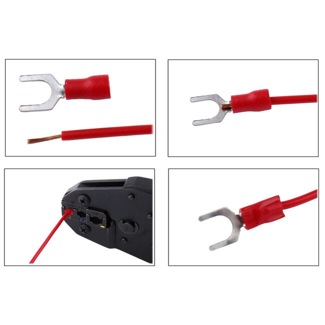 Tirex automotive Vorkkabelschoen M5 BLAUW geïsoleerd, kabeldikte 1,5 - 2,5 mm²