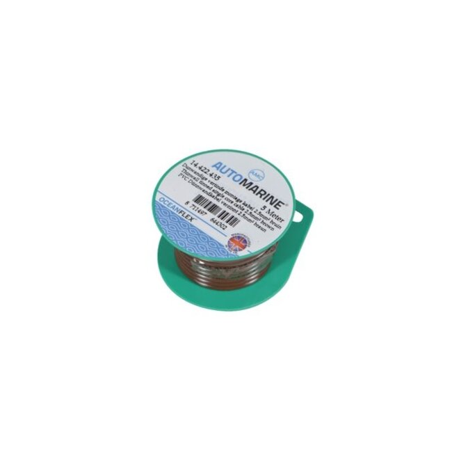 Oceanflex Montagekabel 5 meter - BRUIN - 2,5 mm² dunwandig vertind