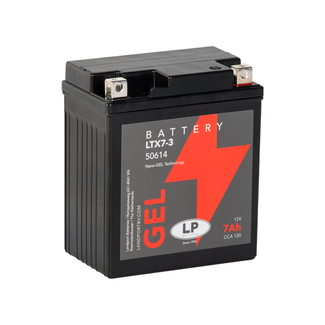 Landport (LP) LTX7-3 motor GEL accu 12 volt 7 ah (50614 - GTX7-3)