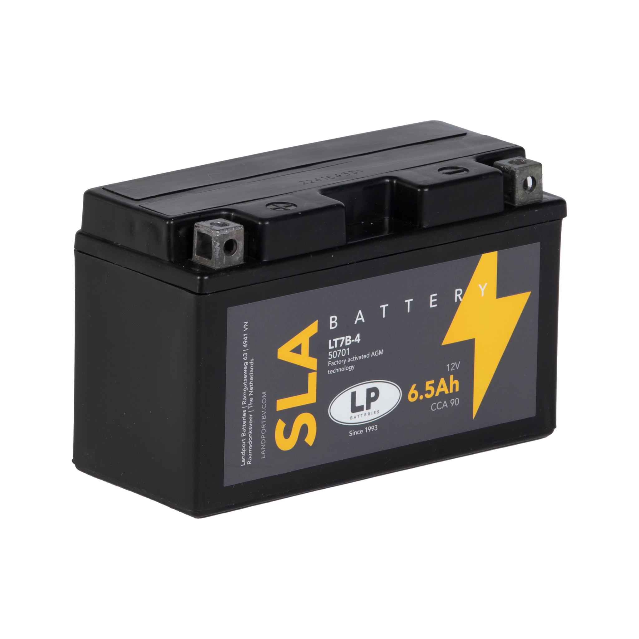 SLA YB3-3 motor accu 12 volt 3 ah (50312 - MS LB3-3) - Accu Service Holland