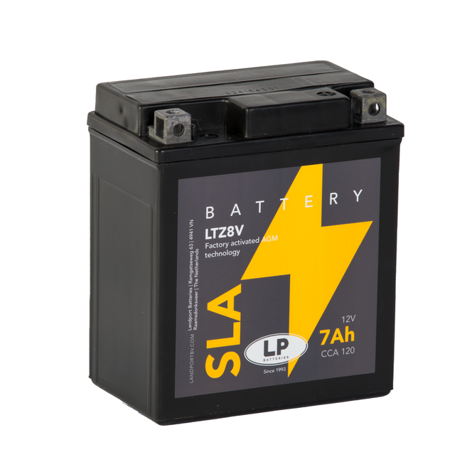 Landport (LP) SLA LTZ8V Motor accu 12 volt 7,0 ah (YTZ8V)