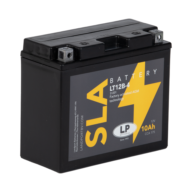 Landport (LP) SLA LT12B-4 Motor accu 12 volt 10,0 ah (51201 - YT12B-4)