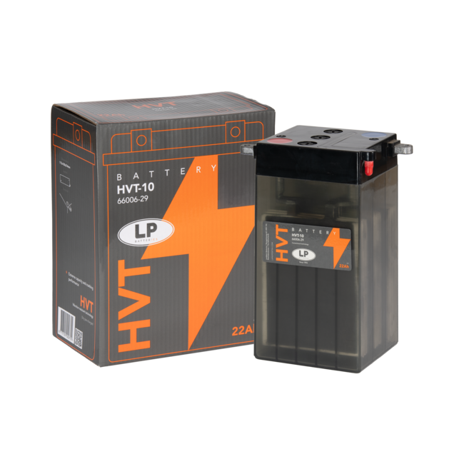Landport (LP) HVT 10 Harley accu 6 volt 22 ah retro look (MH HVT-10)