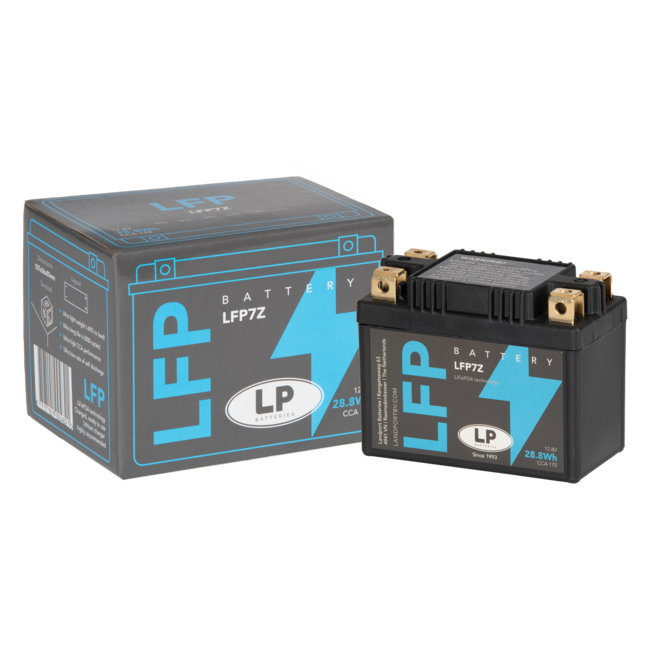 Landport (LP) LFP7Z 12 volt 28,8 Wh ﻿Lithium LiFePO4 accu