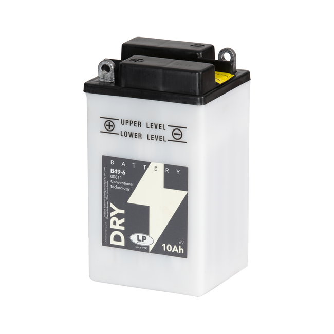 Landport (LP) B49-6 motor accu 6 volt 10,0 ah (00811 - MD B49-6)