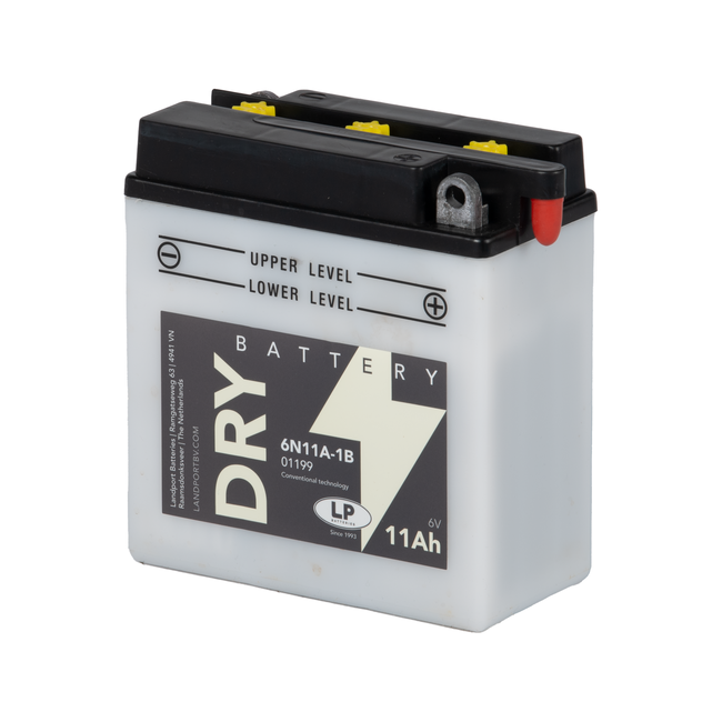 Landport (LP) 6N11A-1B motor accu 6 volt 11,0 ah (01199 - MD 6N11A-1B)