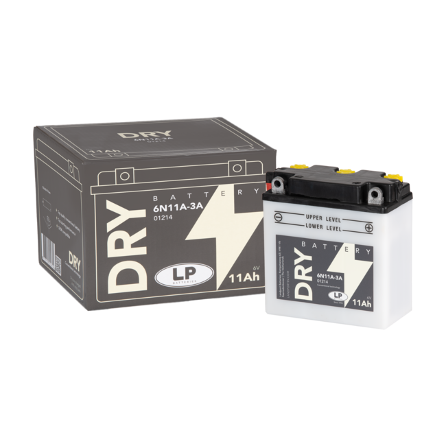 Landport (LP) 6N11A-3A motor accu 6 volt 11,0 ah (01214 - MD 6N11A-3A)