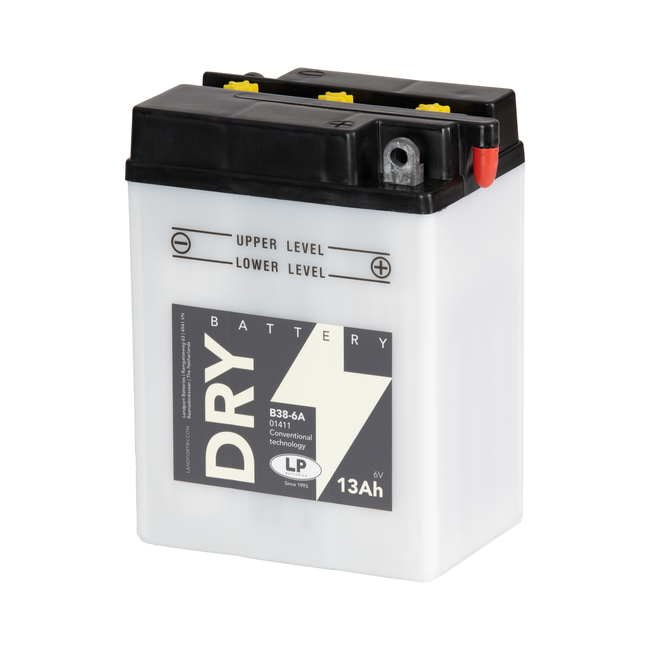 Landport (LP) B38-6A motor accu 6 volt 13,0 ah (01411 - MD B38-6A)