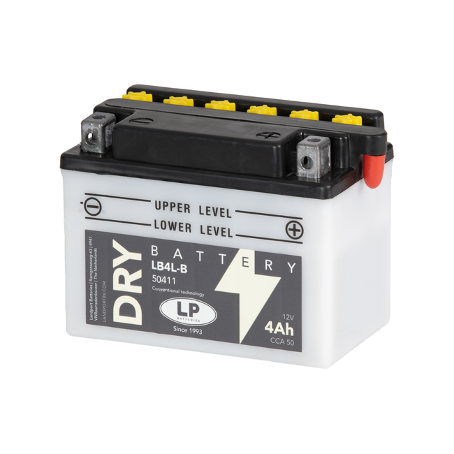 Landport (LP) LB4L-B motor accu 12 volt 4,0 ah (50411 - YB4L-B)