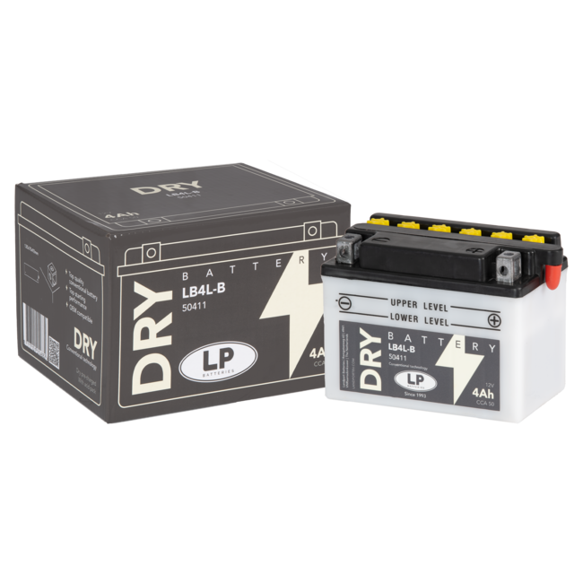 Landport (LP) LB4L-B motor accu 12 volt 4,0 ah (50411 - YB4L-B)