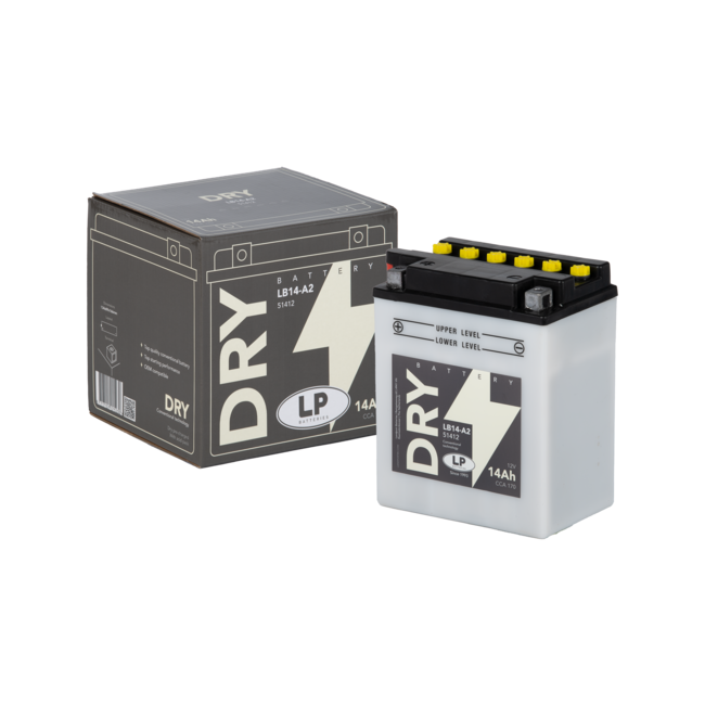 Landport (LP) LB14-A2 motor accu 12 volt 14,0 ah (51412 - YB14-A2)