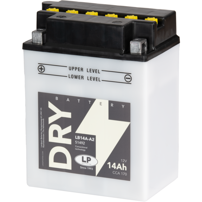 Landport (LP) LB14A-A2 motor accu 12 volt 14,0 ah (51492 - YB14A-A2)