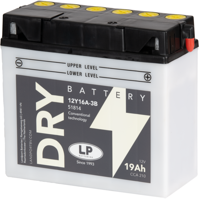 Landport (LP) 12Y16A-3B motor accu 12 volt 19,0 ah (51814 - 12Y16A-3B)