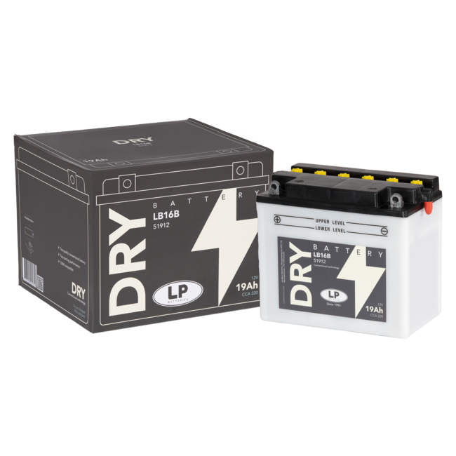 Landport (LP) LB16B motor accu 12 volt 19,0 ah (51912 - YB16B)