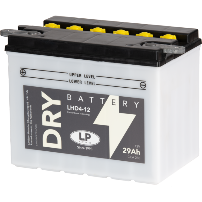 Landport (LP) LHD4-12 motor accu 12 volt 29,0 ah (52810 - YHD4-12)
